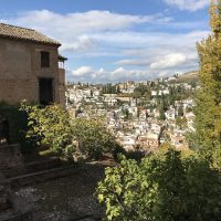 Udsigt fra borgen mod Granada by