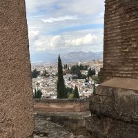Udsigt fra borgen mod Granada by
