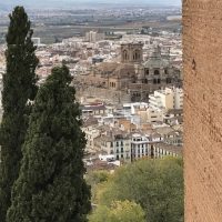 Udsigt fra borgen mod Granada by