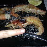 Store grillede rejer