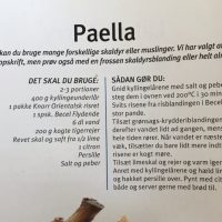 Opskrift på Paella