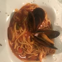 Spagetti med muslinger